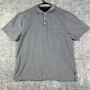 Buffalo David Bitton Polo Shirt Adult 2XL Heather Short Sleeve Stretch Mens FLAW